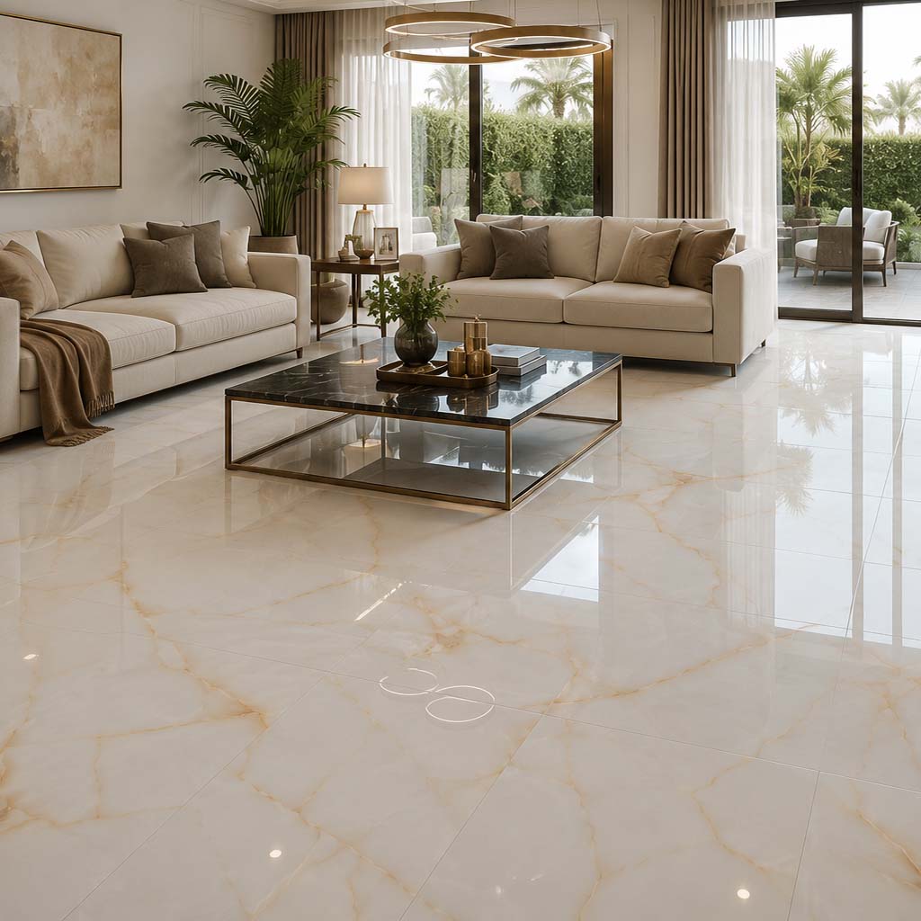 PORCELANATO 029 BRILLANTE 60 X 120 CM PORCELUX