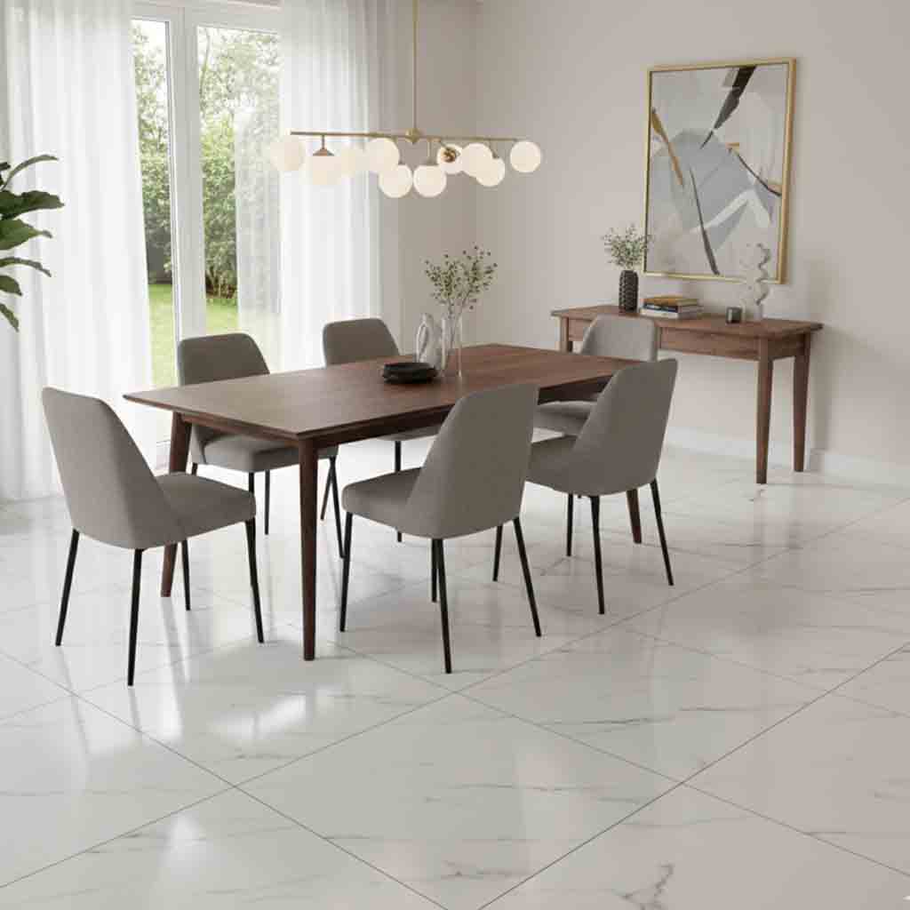 SEMI PORCELANATO MATE CARRARA BLANCO (2250) 60 X 60 CM PORCELUX