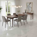 SEMI PORCELANATO MATE CARRARA BLANCO (2250) 60 X 60 CM PORCELUX