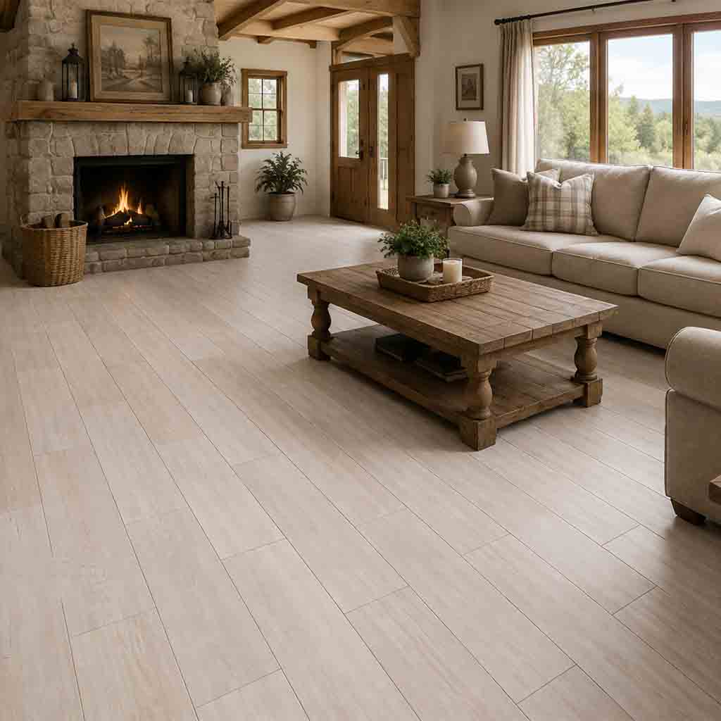 DUELA PISO CERAMICO 8017-LT BRILLANTE 20 X 60 CM PORCELUX