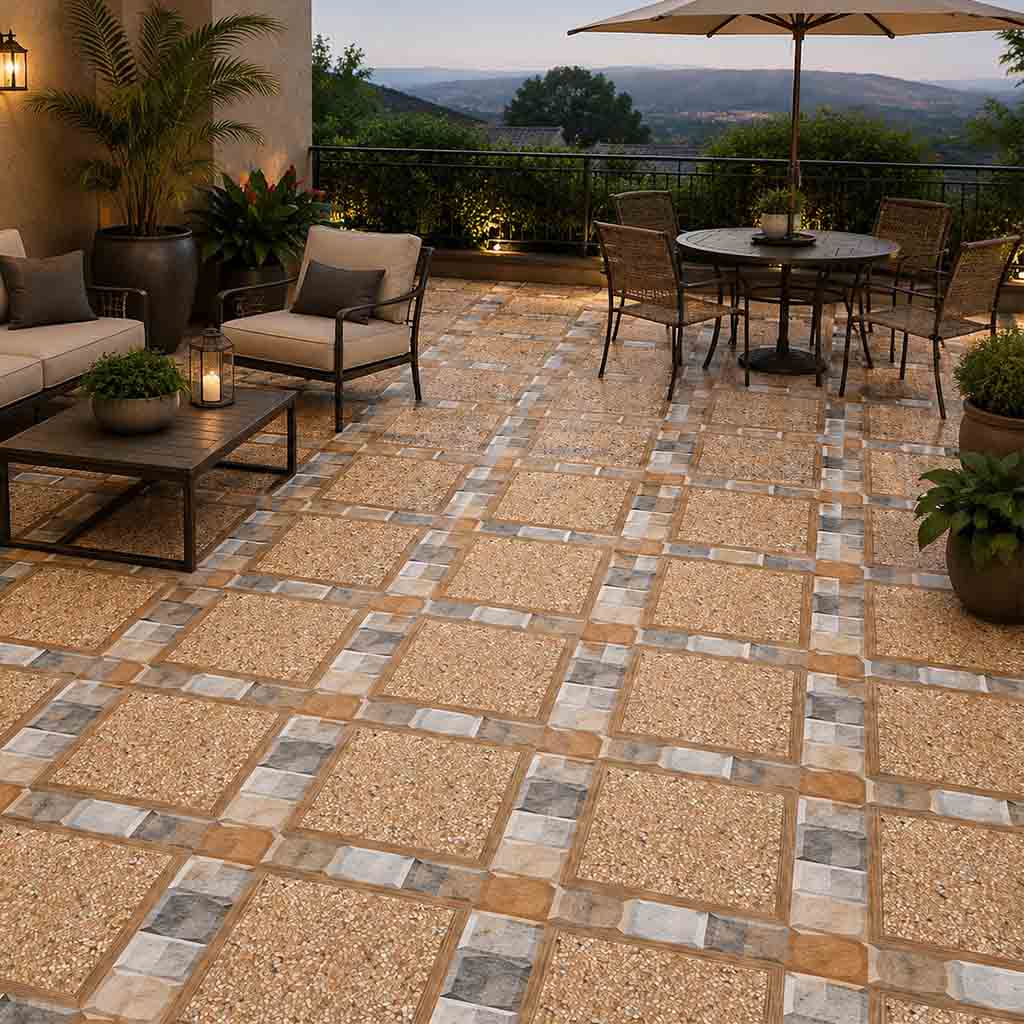 PISO 12102 TOSCANA MARRON 30 X 30 CM PORCELUX
