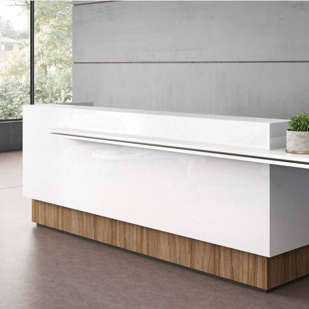 PORCELANATO FULL BODY CRYSTAL WHITE 80 X 240 CM (15MM) PORCELUX