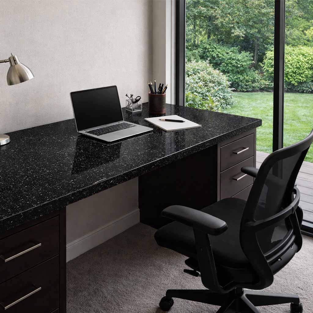 PORCELANATO FULL BODY NERO CHIPS 80 X 240 CM (15 MM) PORCELUX
