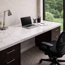 PORCELANATO FULL BODY NEXA WHITE 80 X 240 CM (15 MM) PORCELUX
