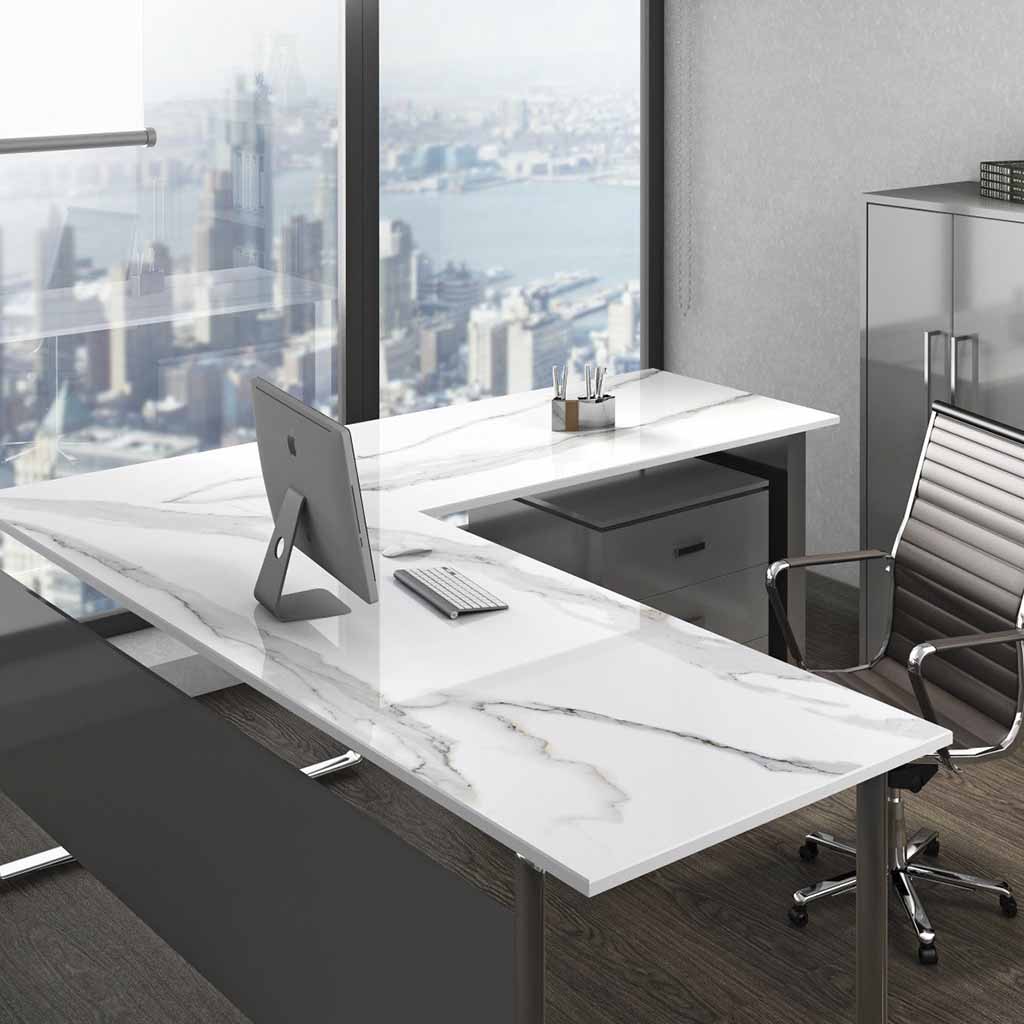 PORCELANATO FULL BODY NEXA WHITE 80 X 240 CM (15 MM) PORCELUX