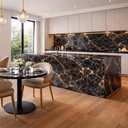PORCELANATO FULL BODY THUNDER BLACK 80 X 240 CM (15MM) PORCELUX
