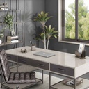 PORCELANATO FULL BODY WHITE PEARL 80 X 240 CM (15 MM) PORCELUX