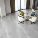 PORCELANATO MARMOL WHITE 60 X 60 CM PORCELUX