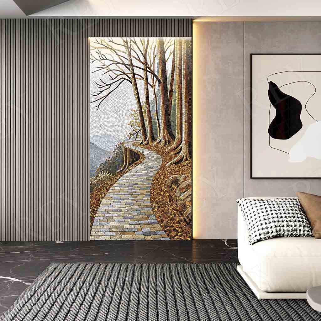 PORCELANATO MOSAICO AUTUMN TRAIL 60 X 120 CM PORCELUX