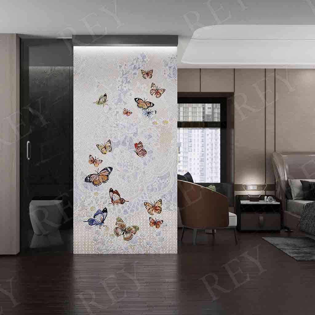 PORCELANATO MOSAICO BUTTERFLY 60 X 120 CM PORCELUX
