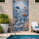 PORCELANATO MOSAICO OCEAN SPARKLE 60 X 120 CM PORCELUX