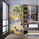 PORCELANATO MOSAICO PALM BEACH 60 X 120 CM PORCELUX