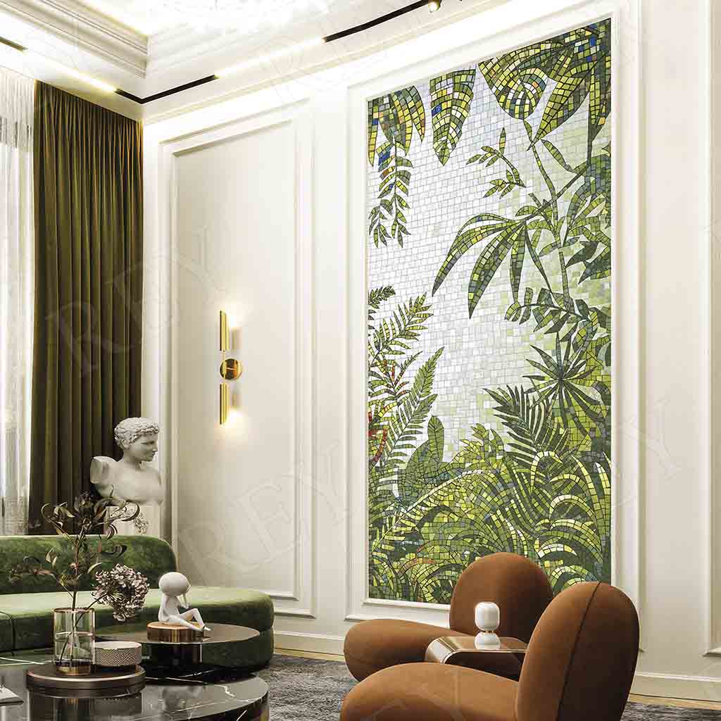 PORCELANATO MOSAICO RAINFOREST 60 X 120 CM PORCELUX