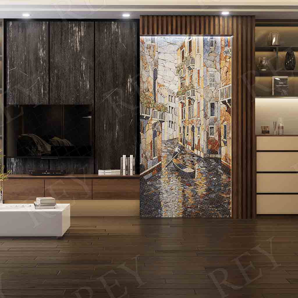 PORCELANATO MOSAICO ROWBOAT CITY 60 X 120 CM PORCELUX