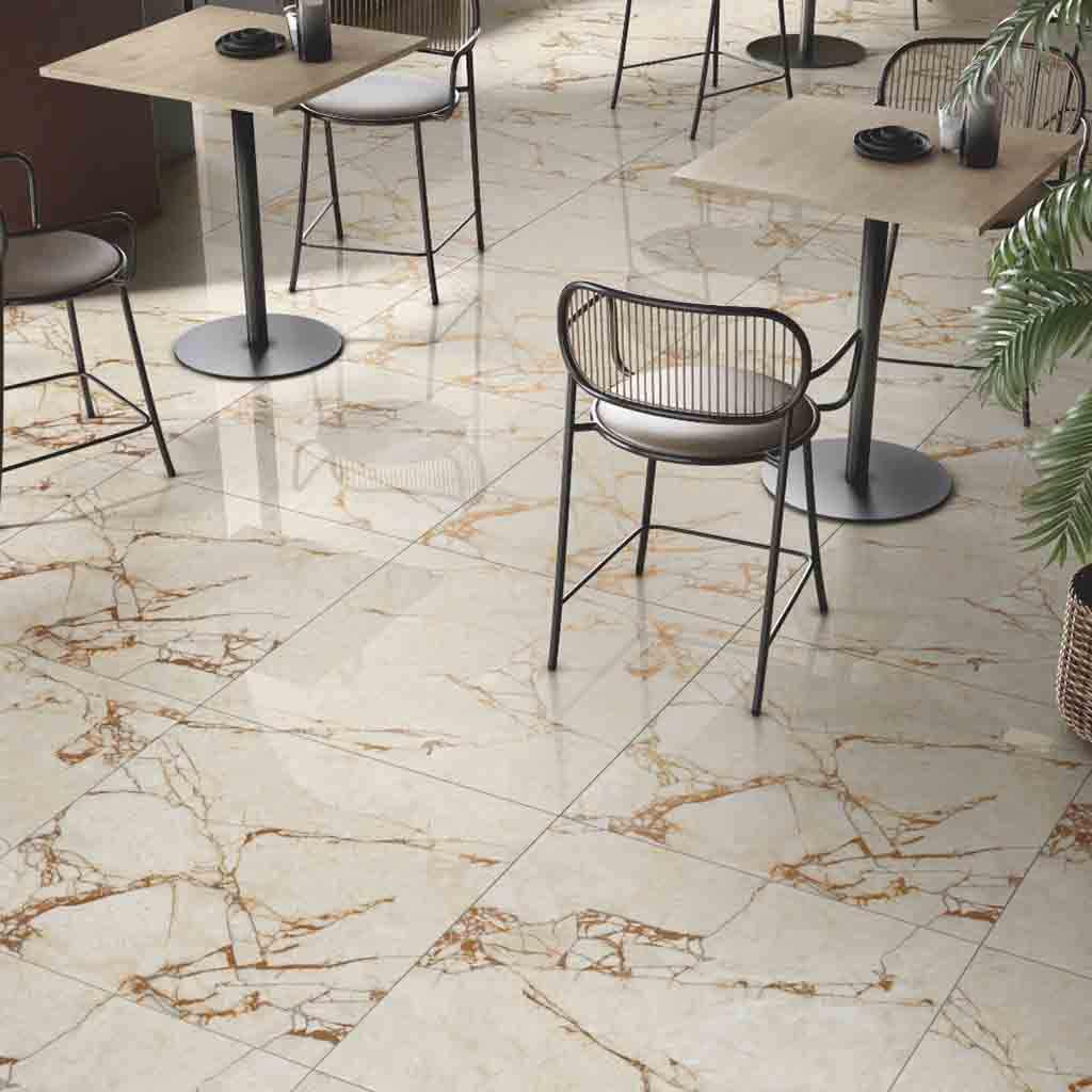 PORCELANATO TITAN CREMA 60 X 60 CM PORCELUX