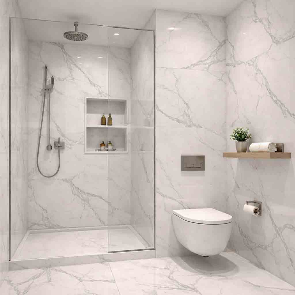 SEMI PORCELANATO END CARTAGO STATUARIO 60 X 120 CM ( mate ) PORCELUX