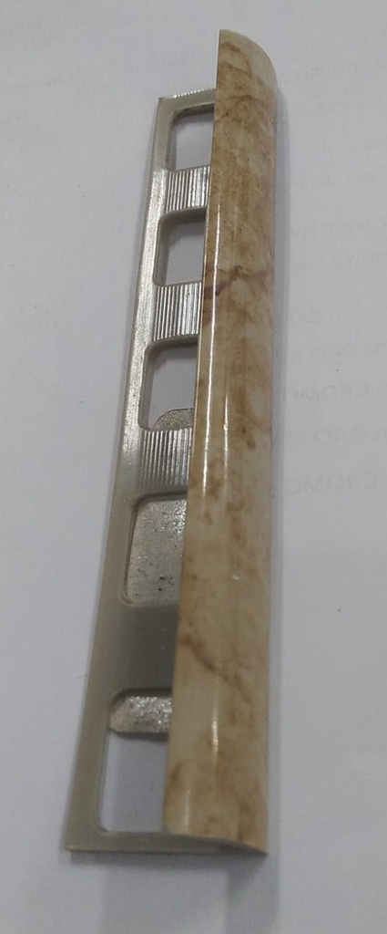 [1013] BOCEL REDONDO PLASTICO MARMOL BEIGE