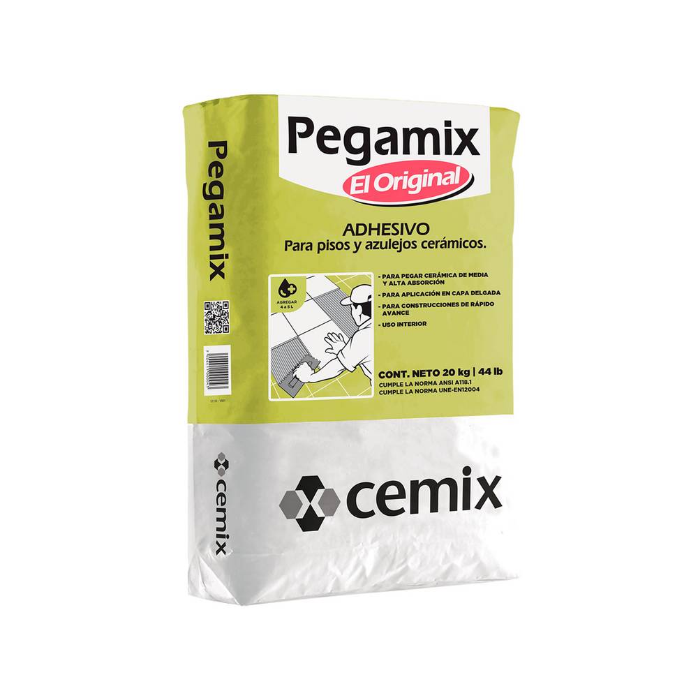 [1-014] PEGAMENTO PEGAMIX 20 KG CEMIX
