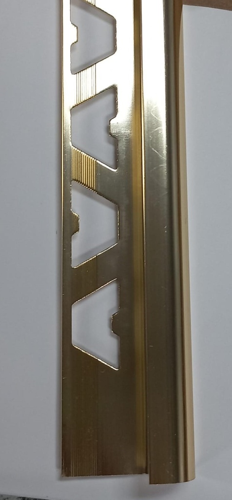 [1019] BOCEL REDONDO METALICO DORADO BRILLANTE 10MM(5380)