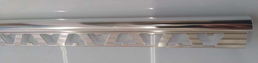 [1029] BOCEL ALUMINIO PLATA BRILLANTE 12MM(5394)
