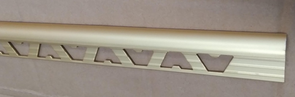 [1030] BOCEL ALUMINIO ORO MATE 12MM(5962)