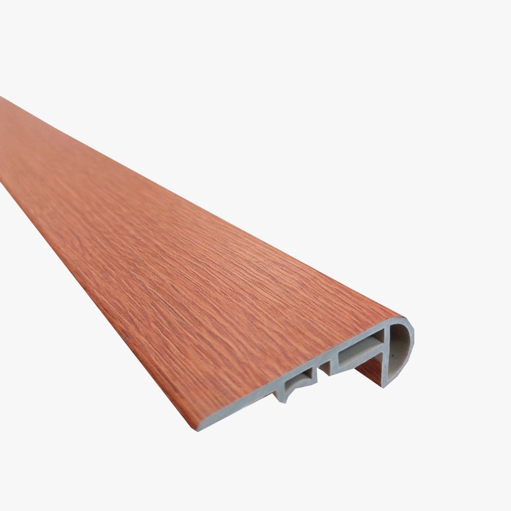 [SPC-02] PERFIL P/GRADA CAFÉ (BROWN) 2400*55*18MM P/SPC (STAIR NOSE)