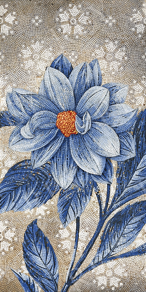 [CER-506] PORCELANATO MOSAICO BLUE LILY 60 X 120 CM PORCELUX