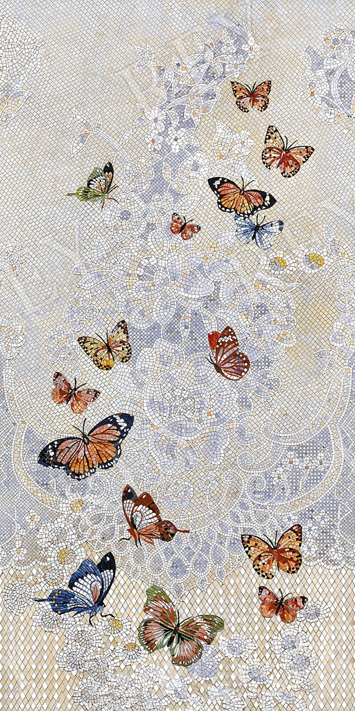 [CER-520] PORCELANATO MOSAICO BUTTERFLY 60 X 120 CM PORCELUX