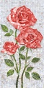 PORCELANATO MOSAICO CRYSTAL ROSE 60 X 120 CM PORCELUX