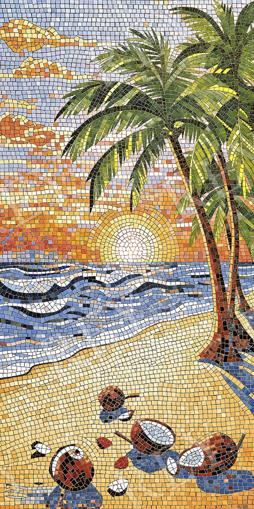 [CER-516] PORCELANATO MOSAICO PALM BEACH 60 X 120 CM PORCELUX