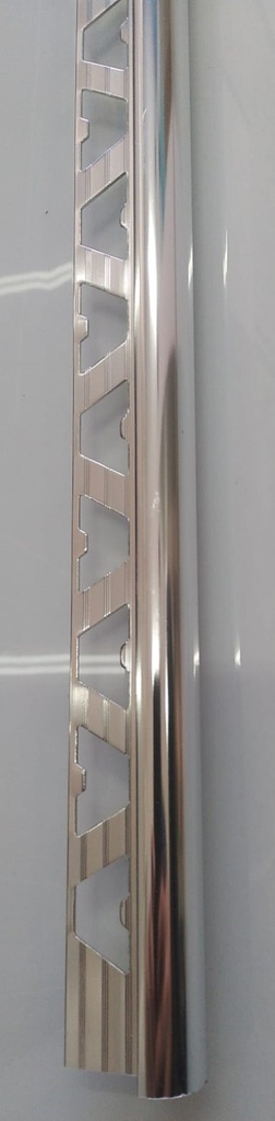 [1008] BOCEL METALICO PLATA BRILLANTE 10MM(5381)
