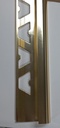 BOCEL REDONDO METALICO DORADO BRILLANTE 10MM(5380)