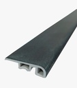 PERFIL DE FINALIZACION NEGRO (BLACK) 2400*35*8MM P/ SPC (END CAP)