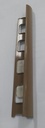 BOCEL REDONDO PLASTICO LISO CAFE CLARO 10MM